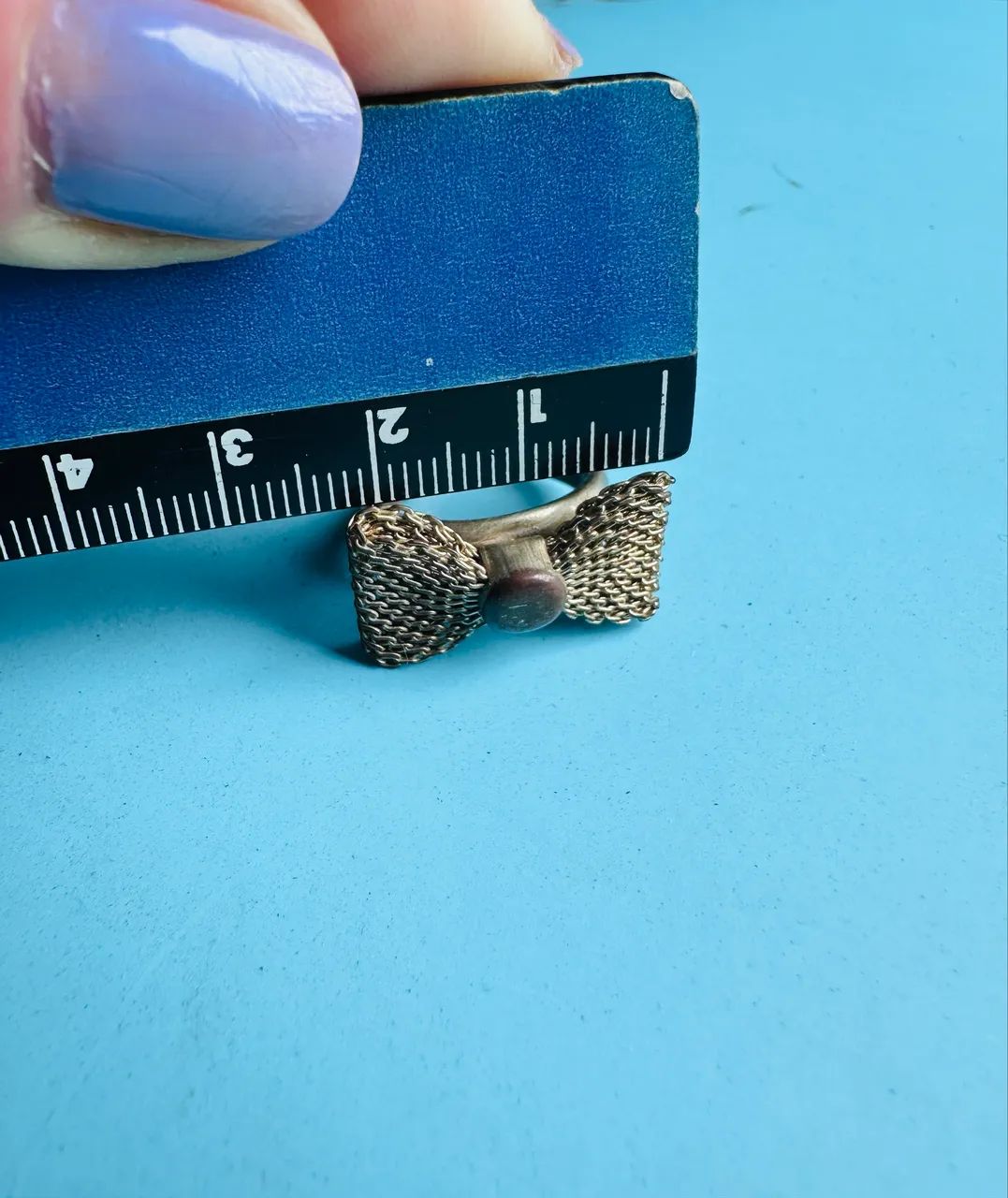 Anel Laço Dourado Accessorize - Foto 4