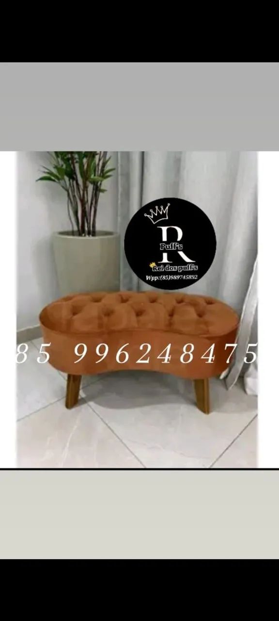 Puff Decorativo Estiloso e Confortável