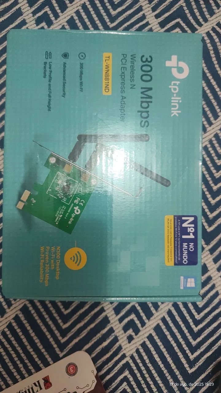 2 Adaptadores Wi-Fi TP-Link TL-WN881ND 300Mbps