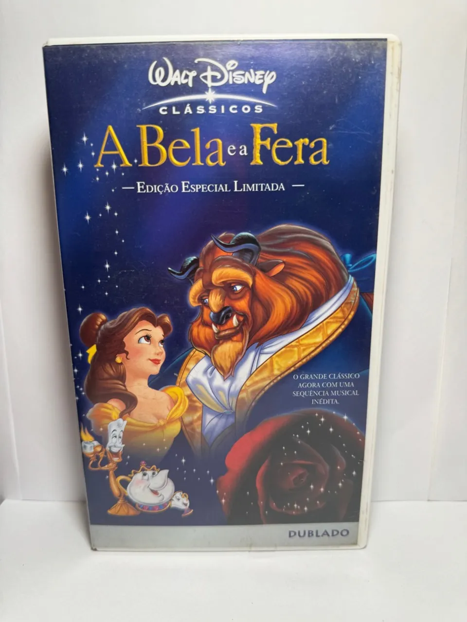 Fita VHS -A Bela e a Fera - Edição Especial Limitada