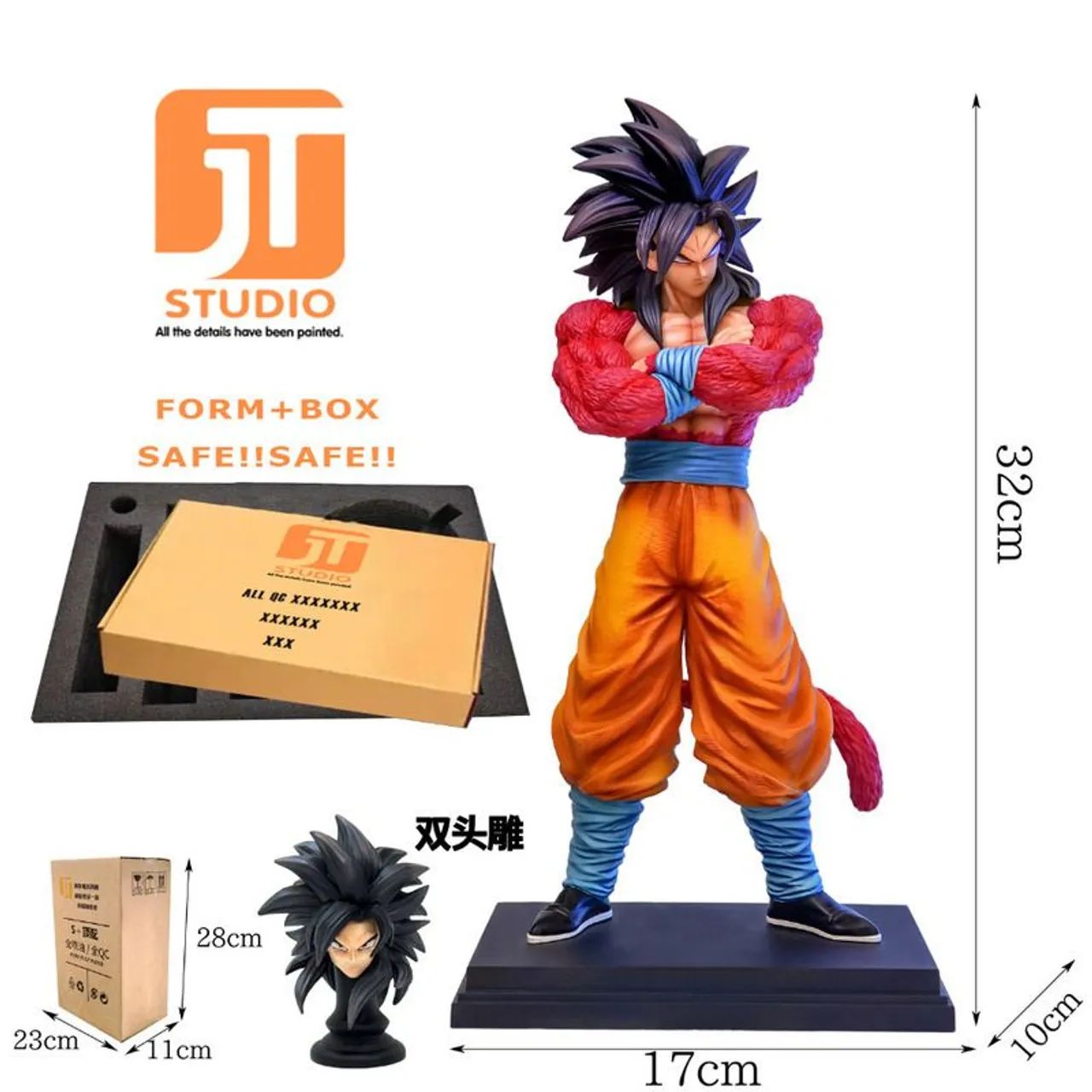Dragon Ball GT Son Goku SSJ JT GK PVC Action Figure Hobbies e
