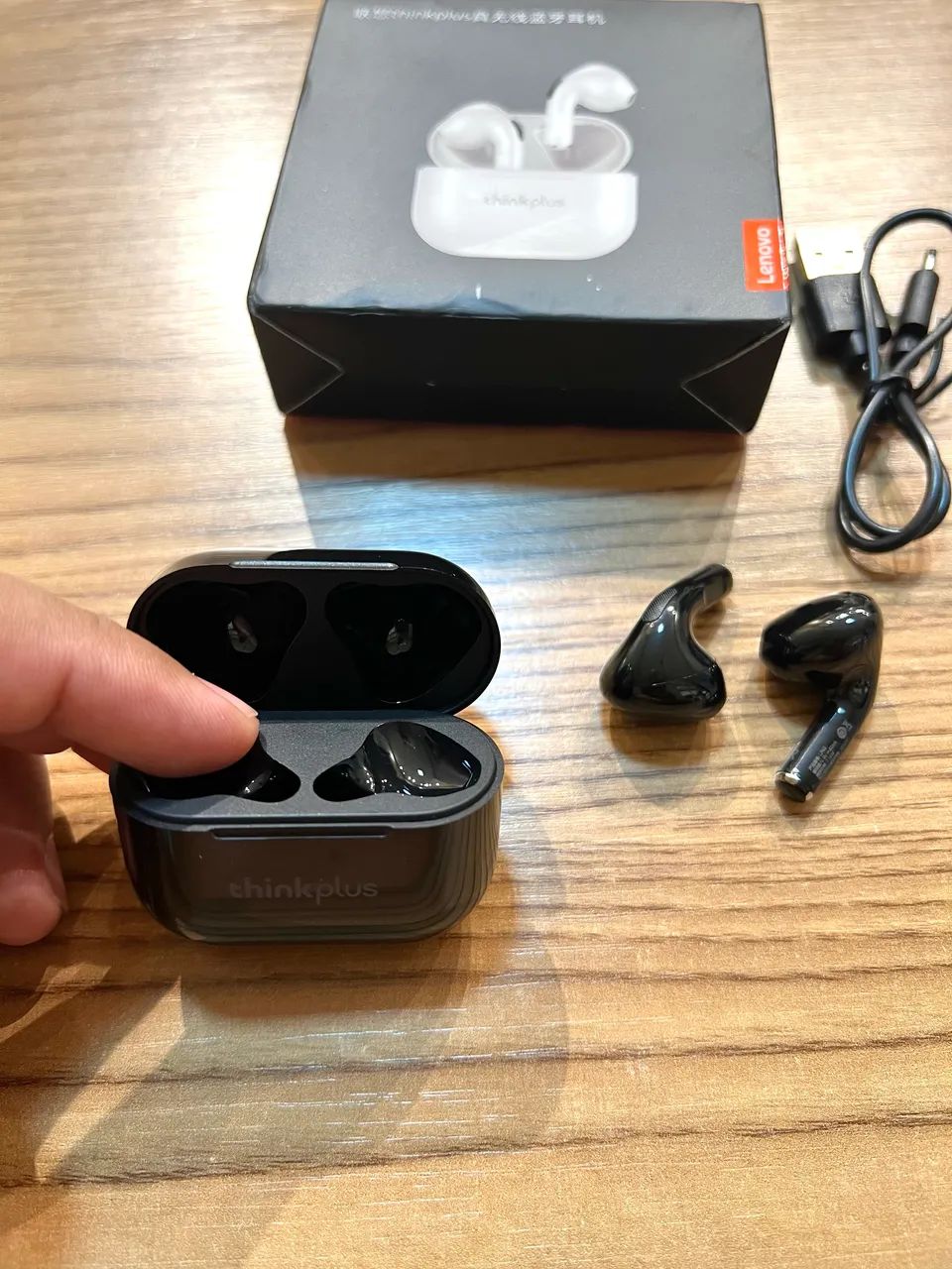 Lenovo LP40 Preto - Fone Bluetooth com som potente e conforto total - Foto 2