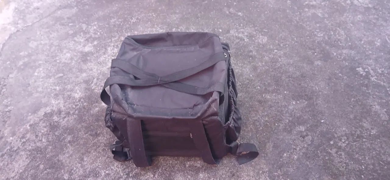Bolsa de entregar delivery para motoboy , preta, usada.  - Foto 5