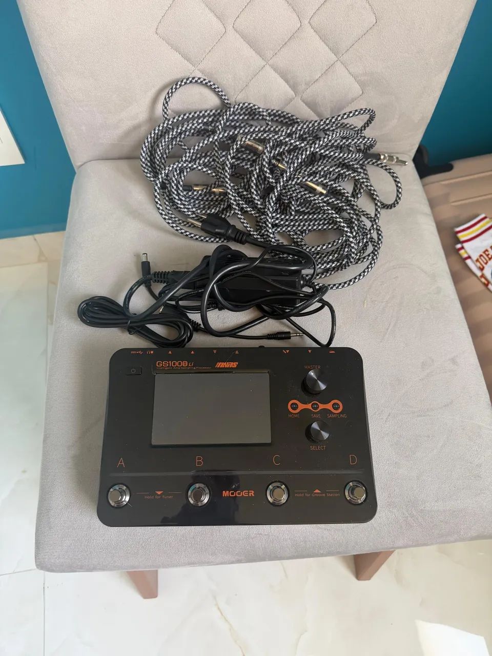 Pedaleira GS1000 li guitarra e voz