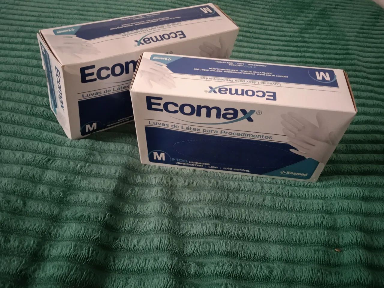 Luvas látex , Tam: M  ambidestra