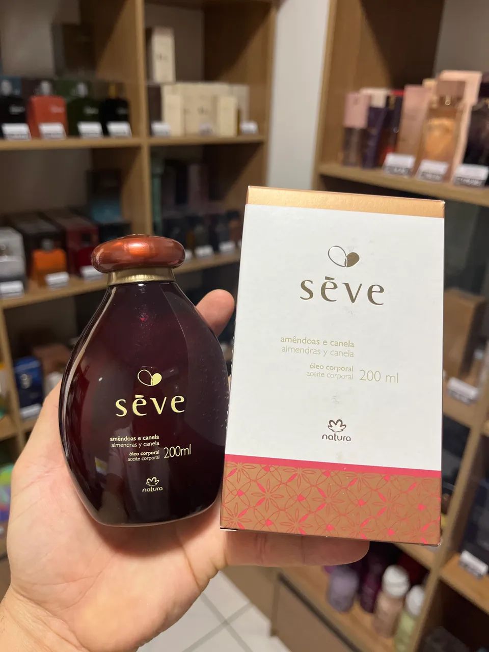 Óleo Sève Amêndoas e Canela 200 ml