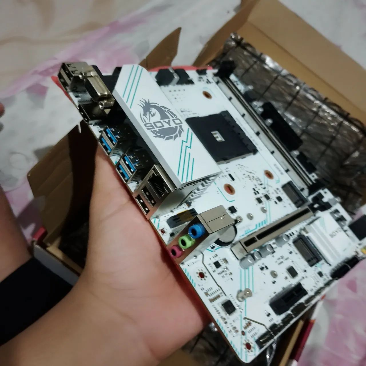 Placa mãe soyo B550m branca - Foto 4