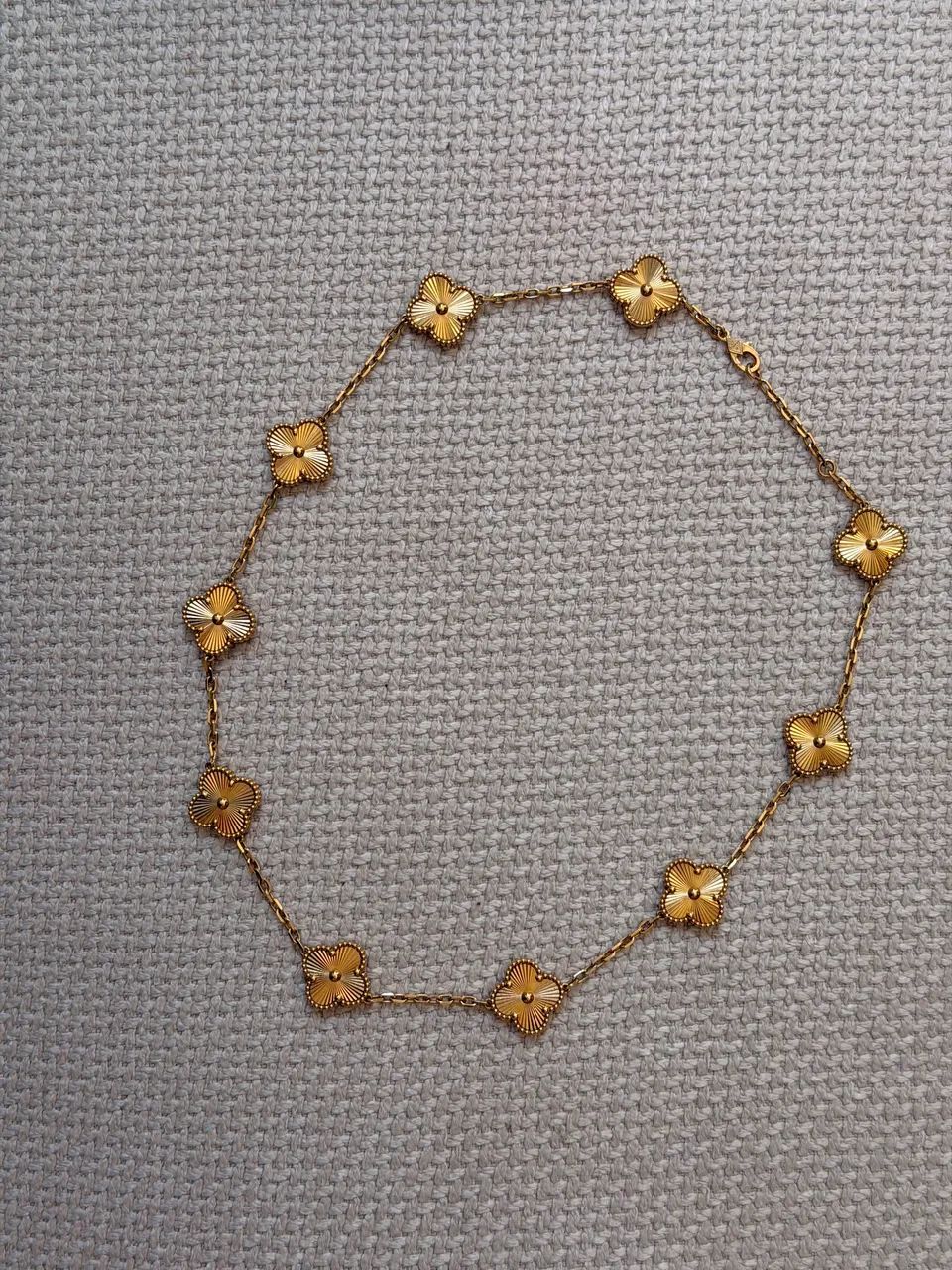 Van cleef colar de ouro 18 - Foto 3