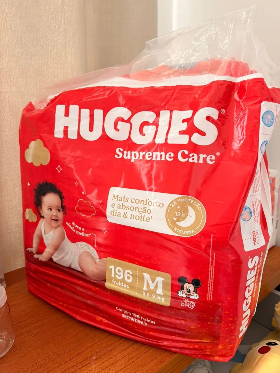 Fralda ABERTA huggies com 160 fraldas M