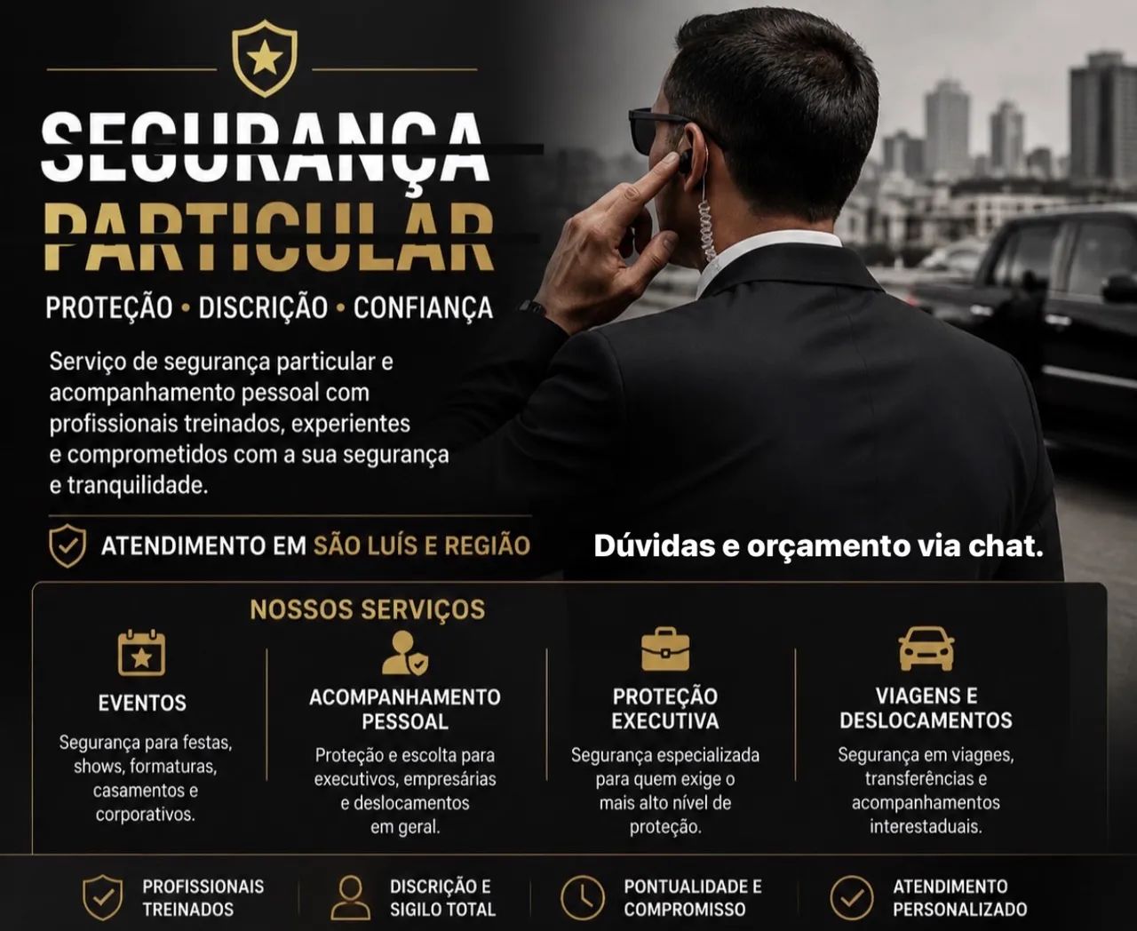Segurança Particular e Acompanhamento Pessoal - Foto 2
