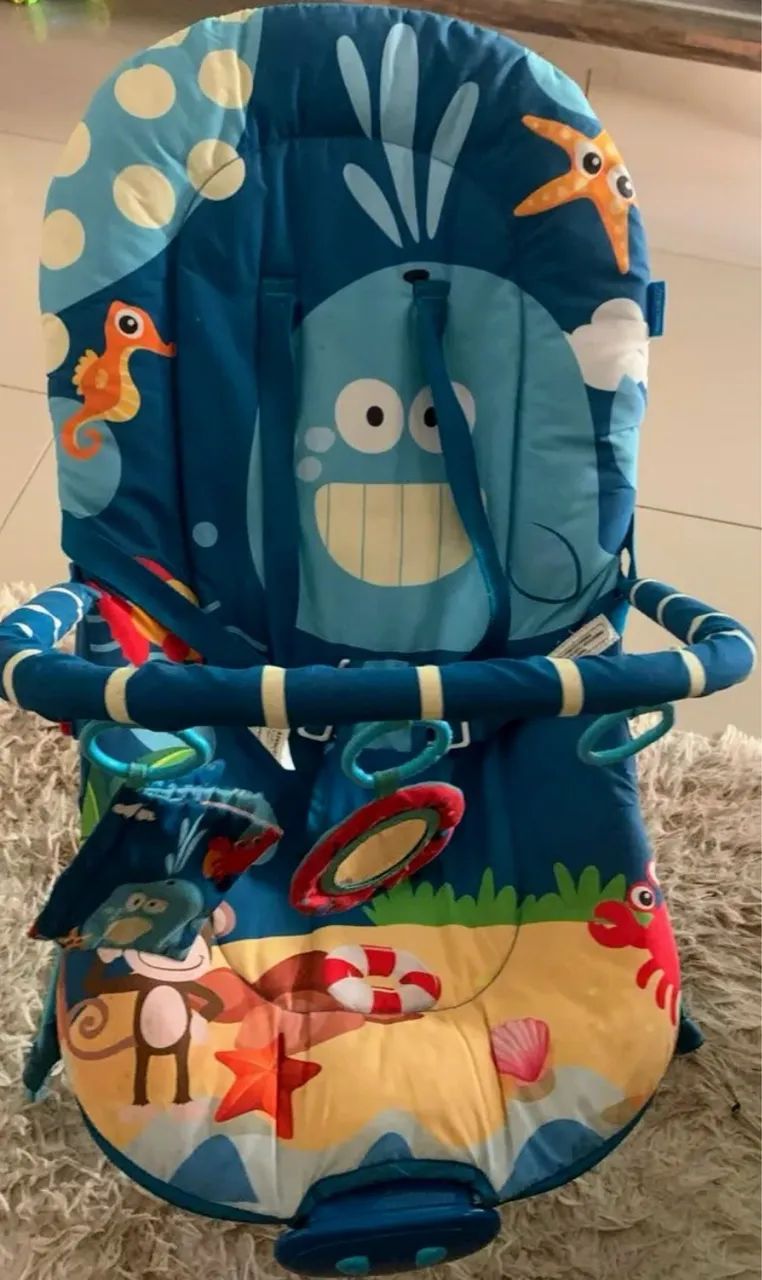 Cadeirinha de bebê vibra e toca musiquinha - Foto 3