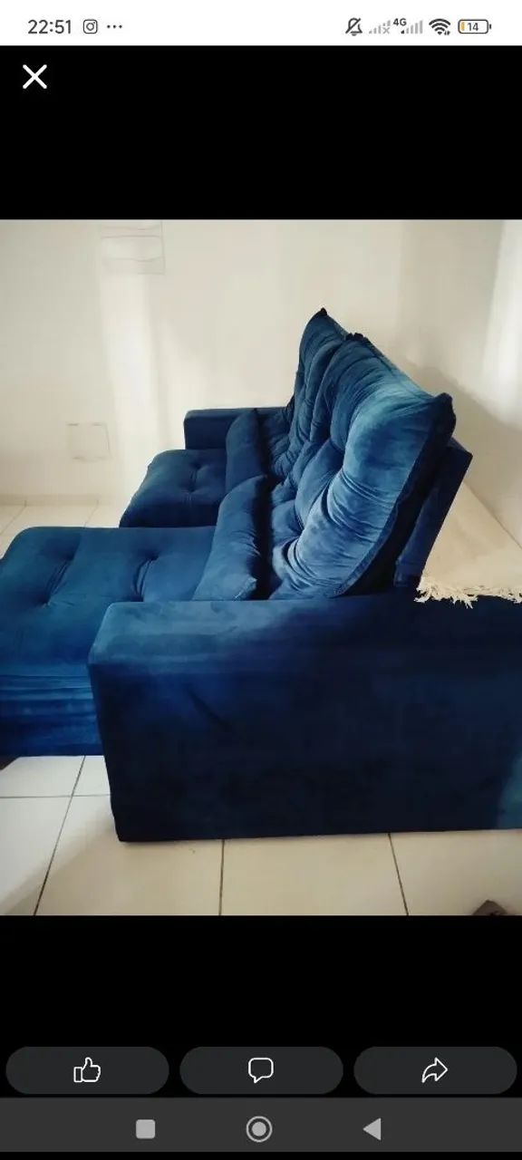 Sofá grande em ótimo estado