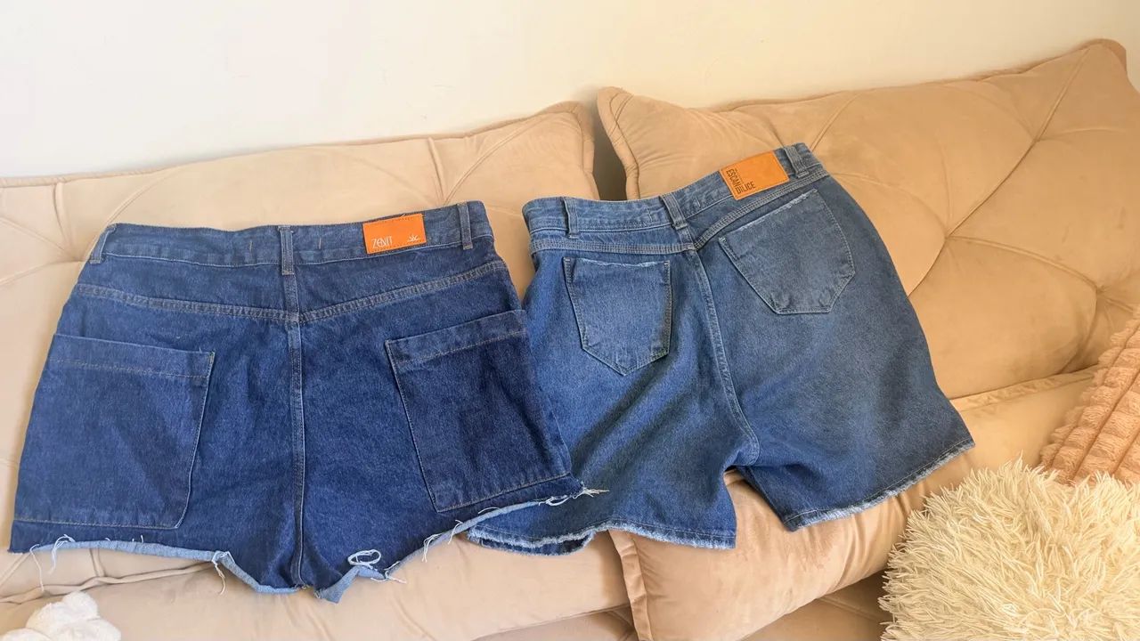 Shorts jeans tamanho 44 - Foto 2