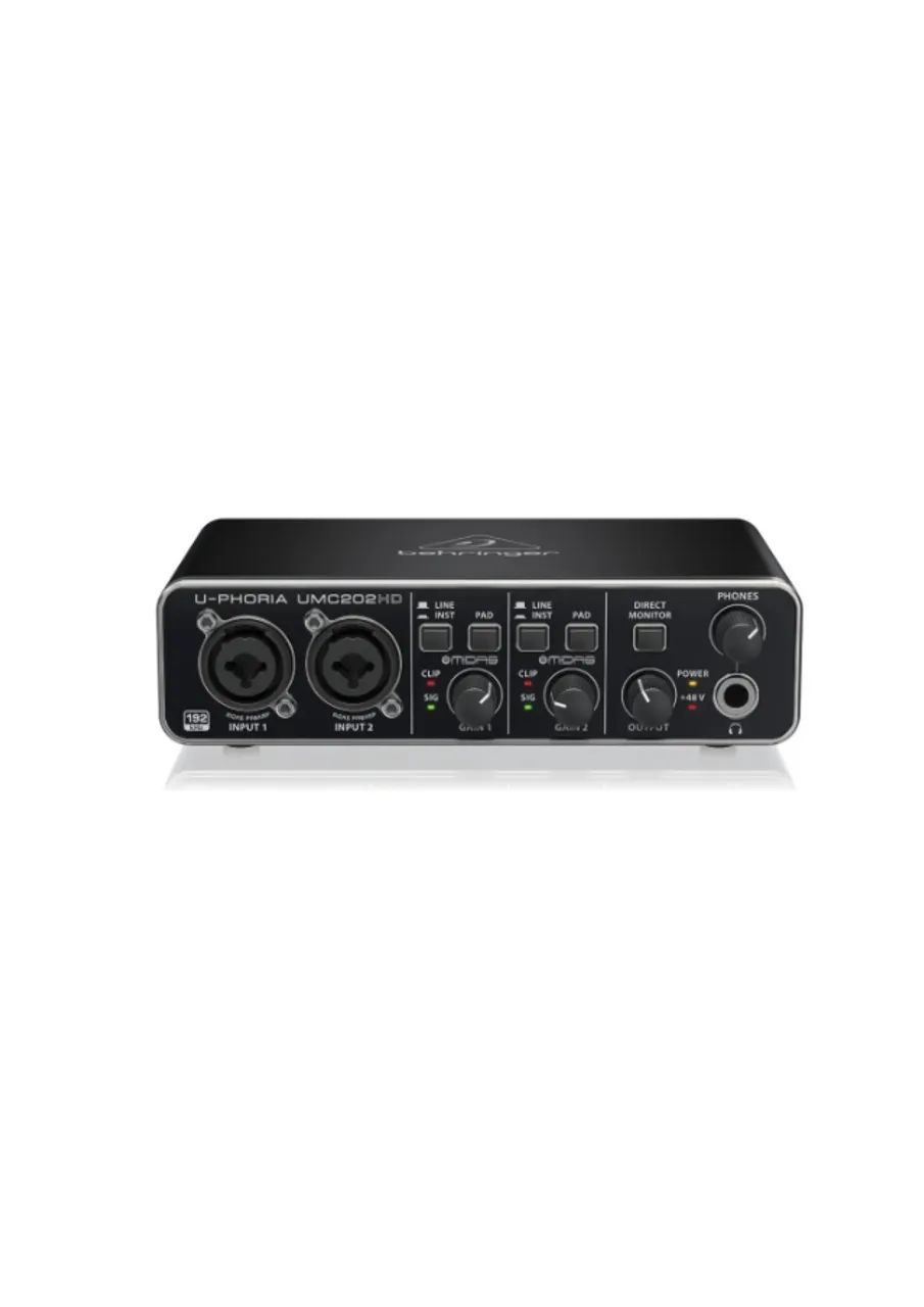 Interface de áudio USB Behringer U-Phoria UMc202HD, cor preta - Foto 3