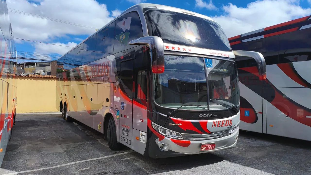 Vende-se Scania K-400 carroceria LD Comil Invictos - Foto 6