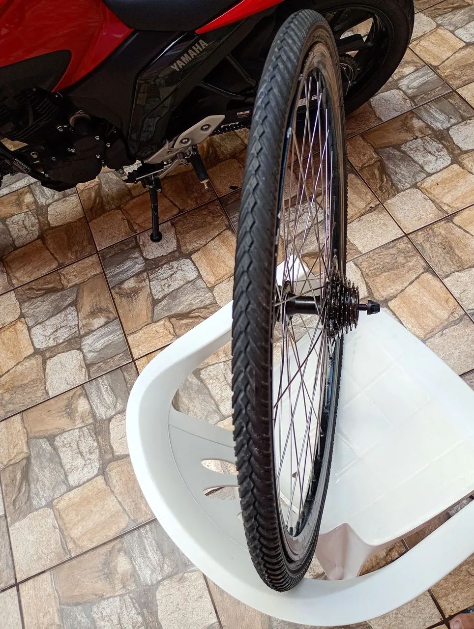 Aro 29 raios inox e rolamentos - Foto 4