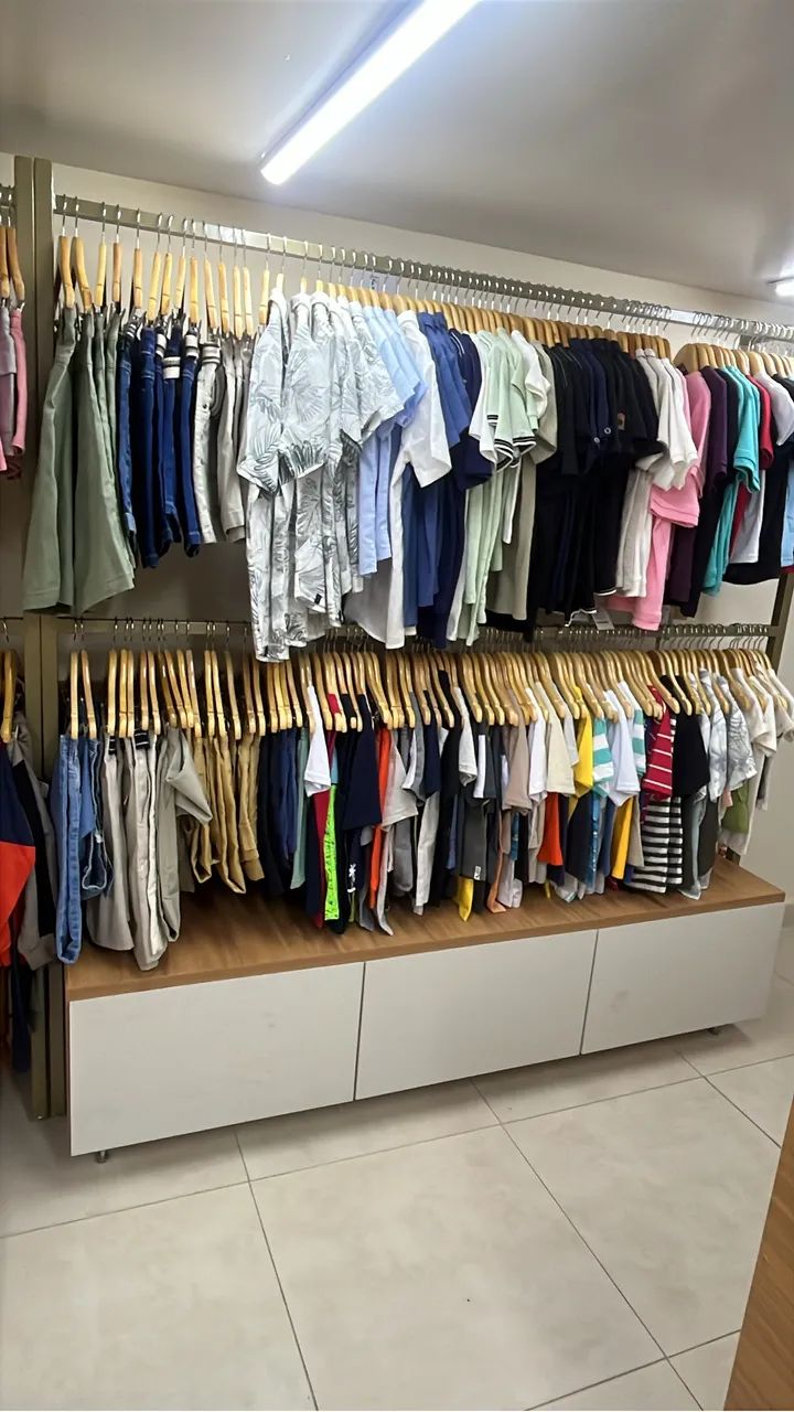 Itens de loja infantil