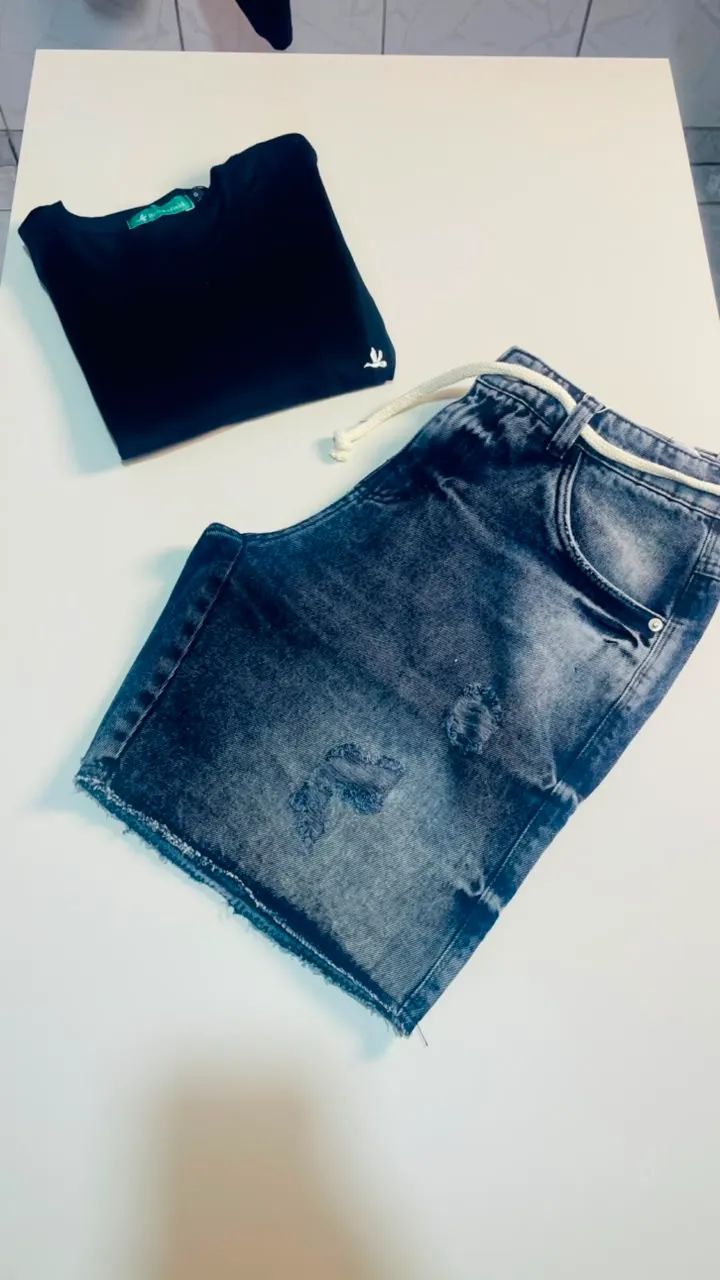 Camisa e bermuda jogador