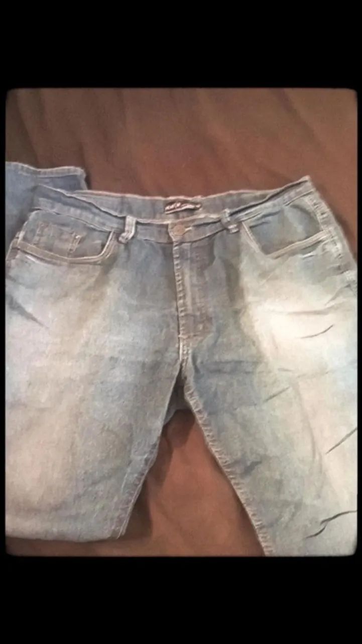 Calça jeans masculina 44