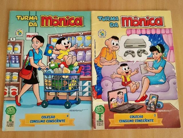 Turma da mônica coleção consumo consciente - Foto 3