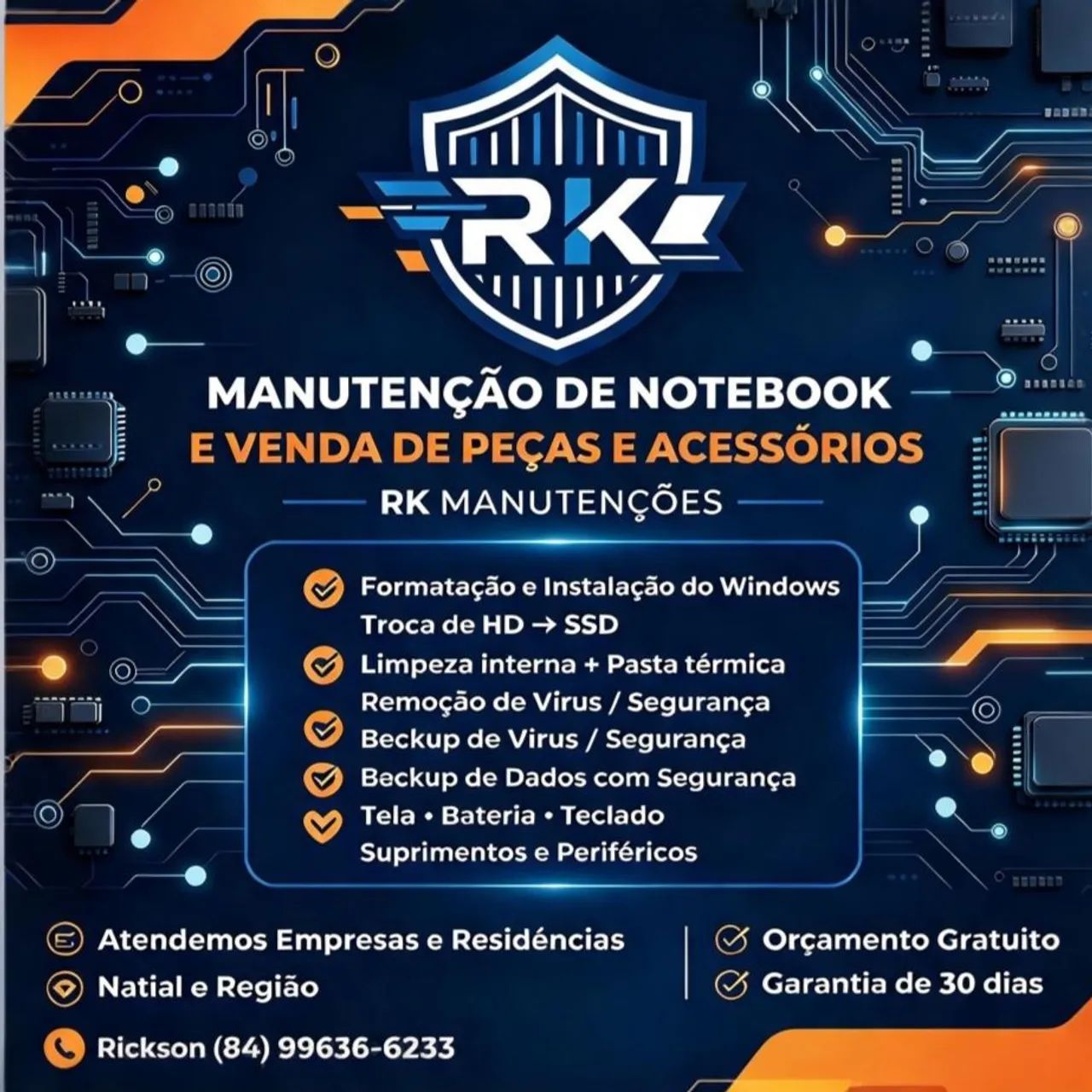 Notebooks e computadores 