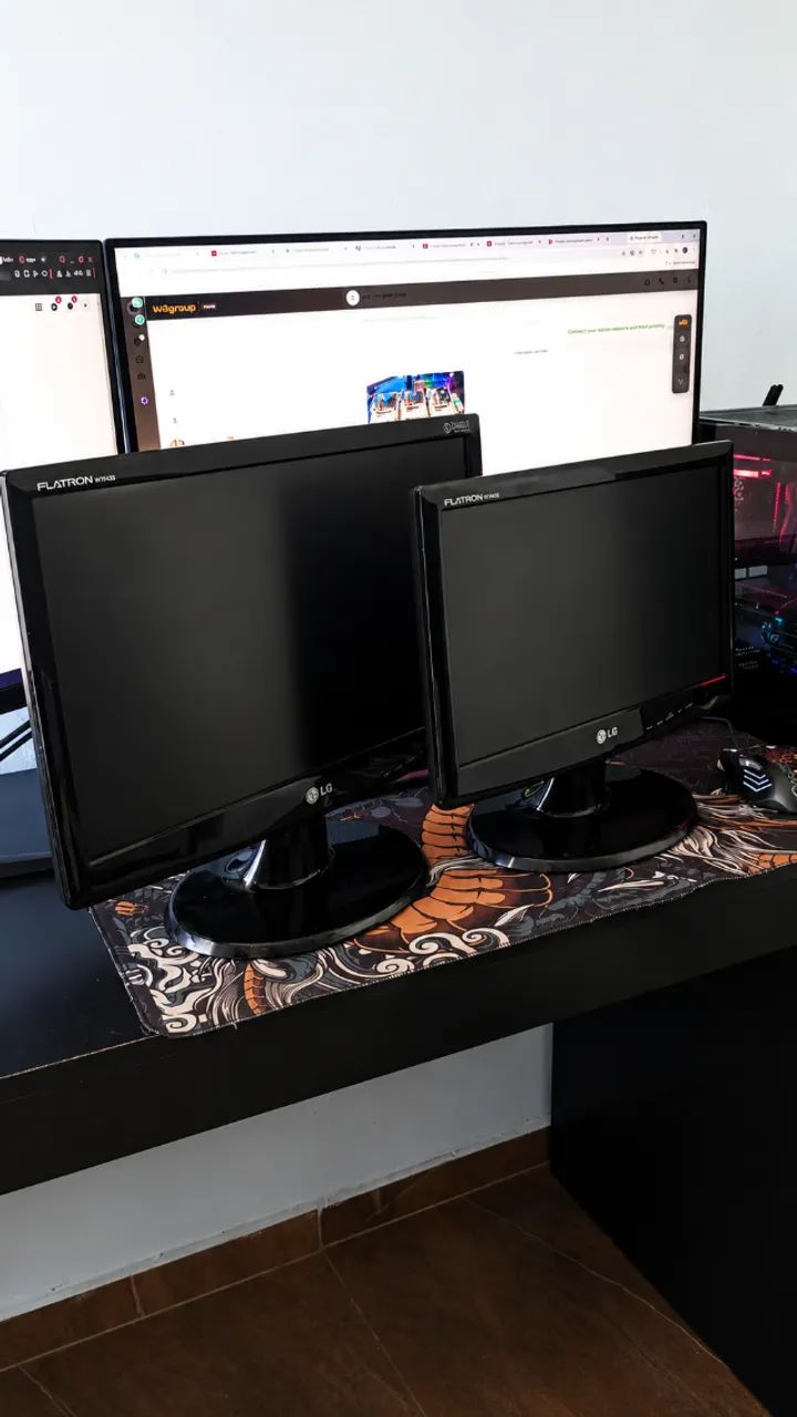 MONITORES - LG Flatron 19' e 16' Polegadas