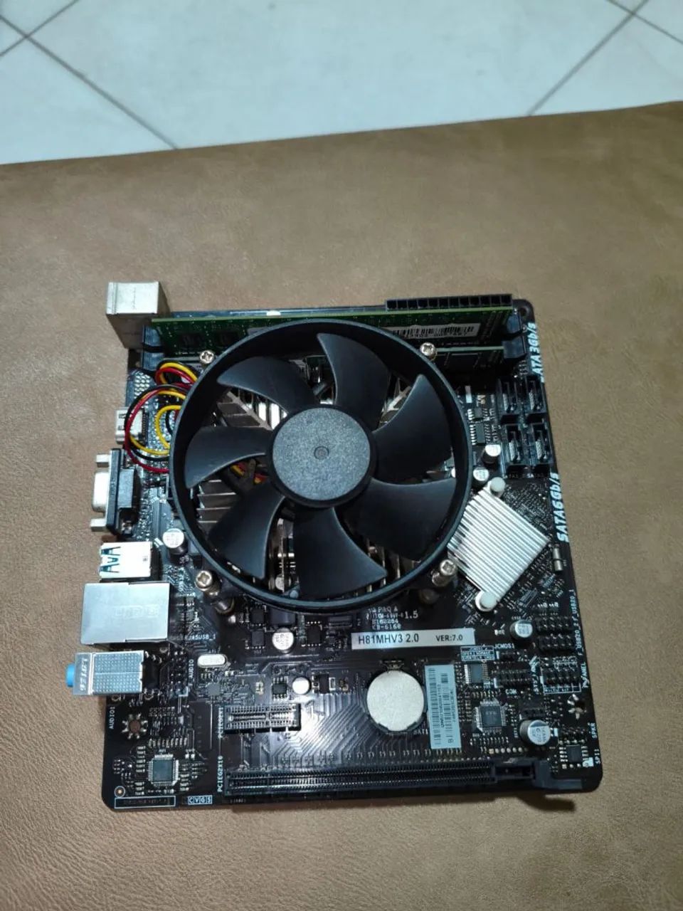 Kit i5 4690 + 12gb RAM DDR3 + Placa mãe H81M Biostar - Foto 3