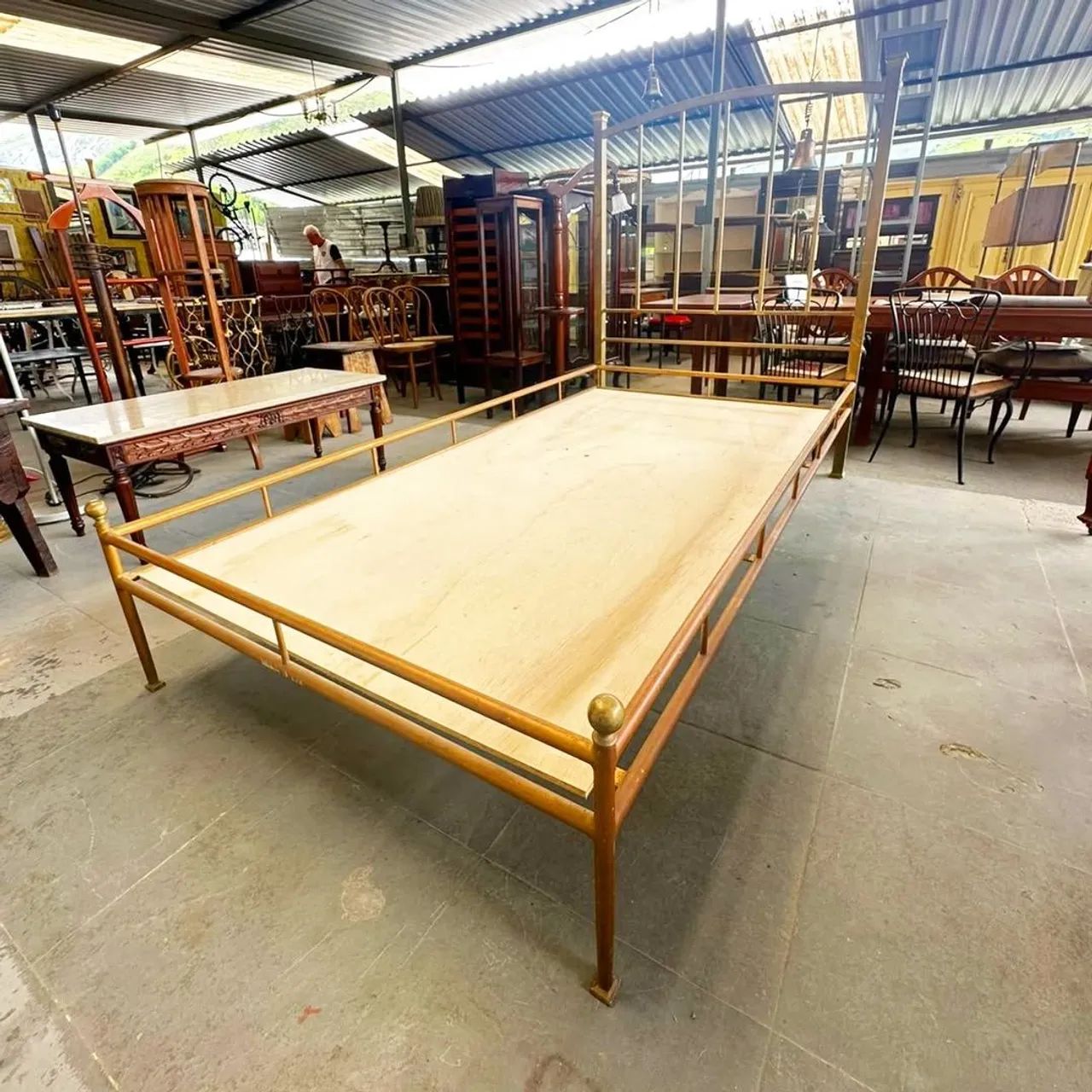 Cama solteiro em metal  - Foto 3