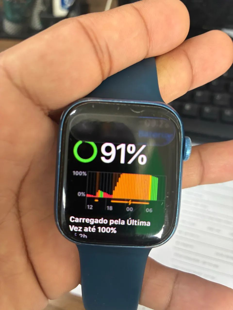 Apple Watch Series 7 azul  - Foto 4