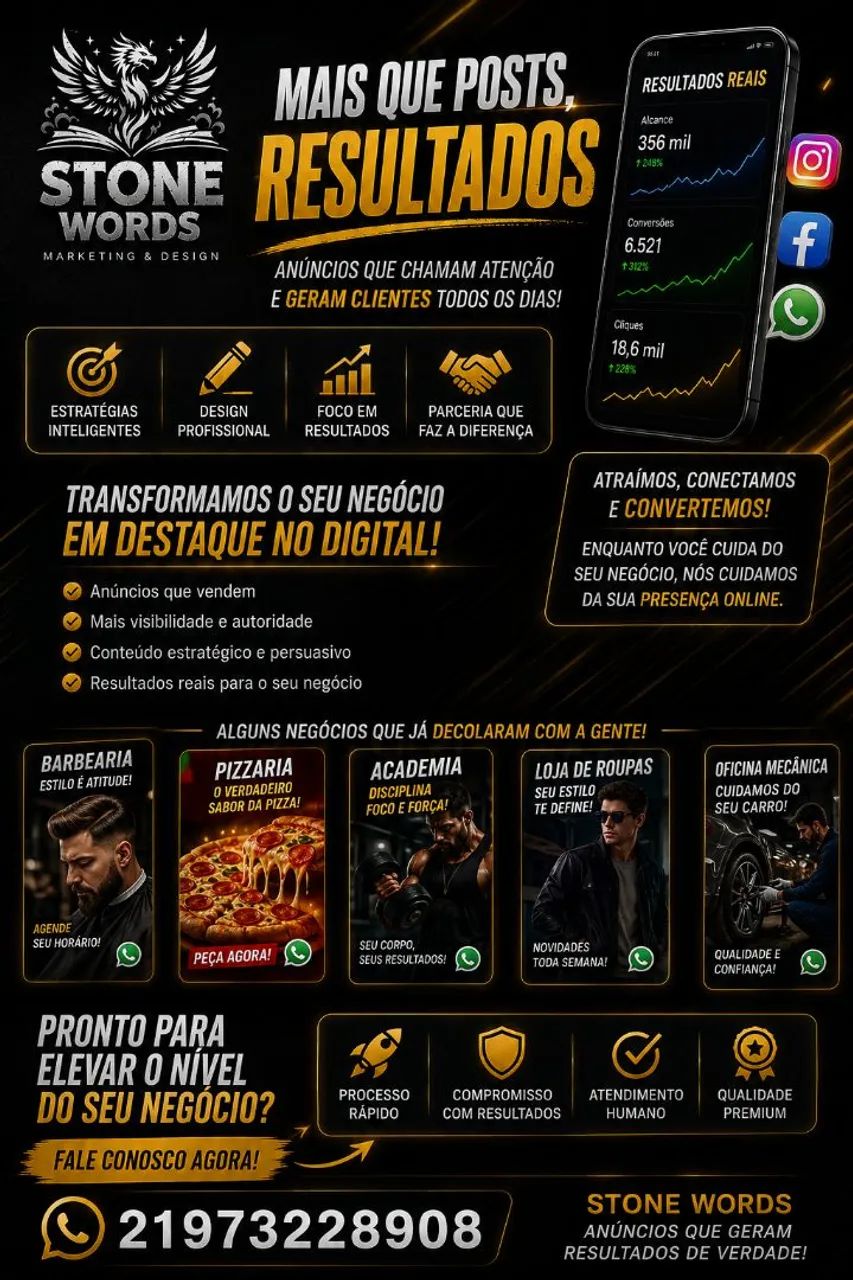 Somos uma agência especializada em criar anúncios soluções estratégicas para todos os tipo
