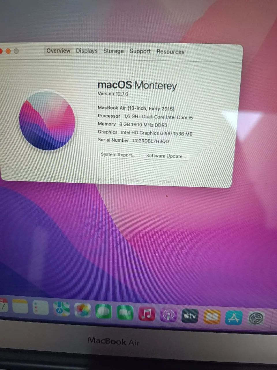 MacBook Air i5 MacOS Monterrey impecável  - Foto 3