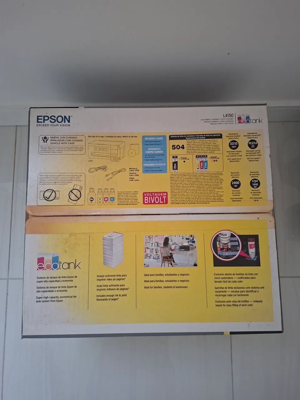 Vendo impressora nova Epson L4150 - Foto 2