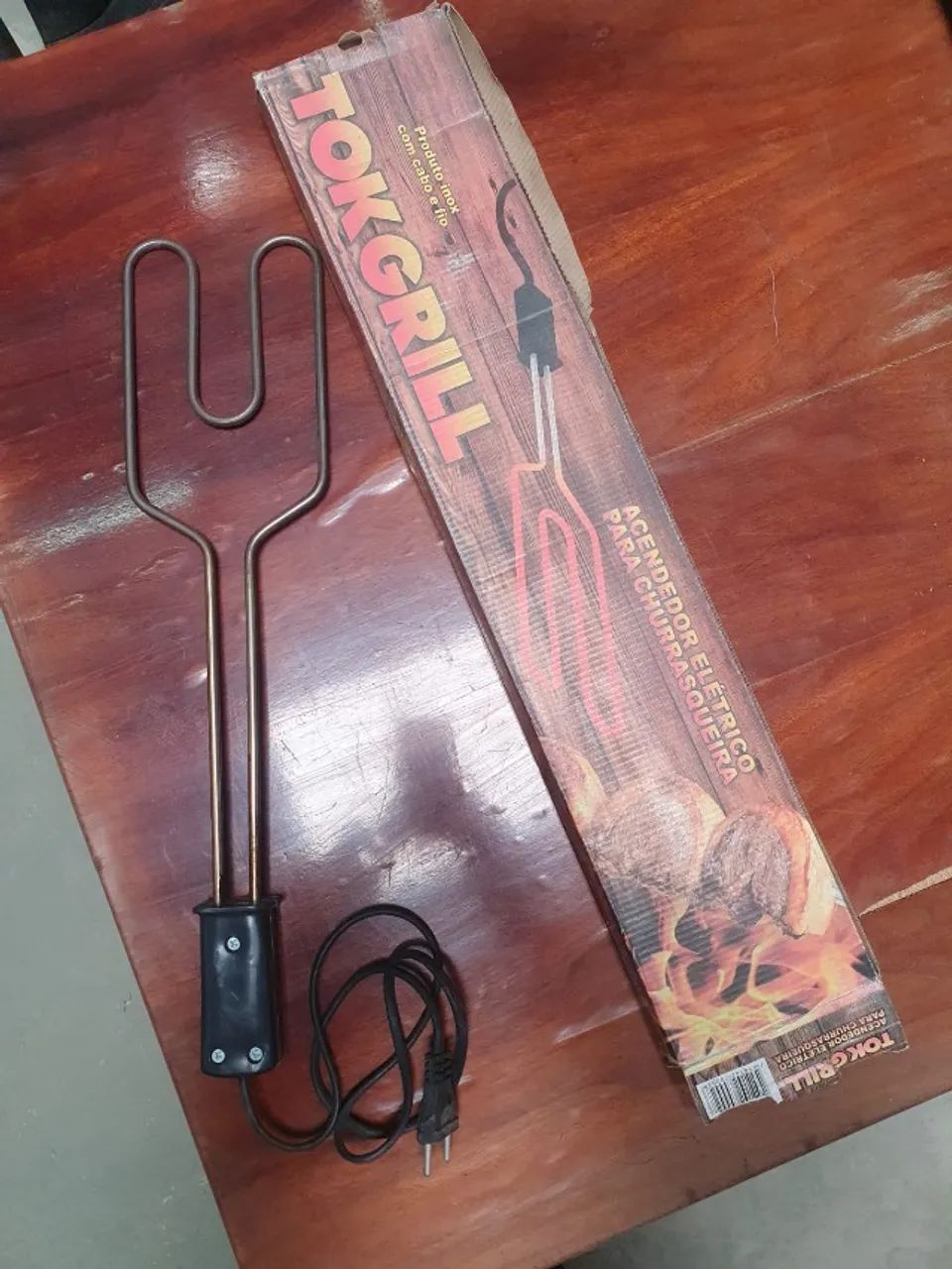 Acendedor elétrico para churrasqueira 