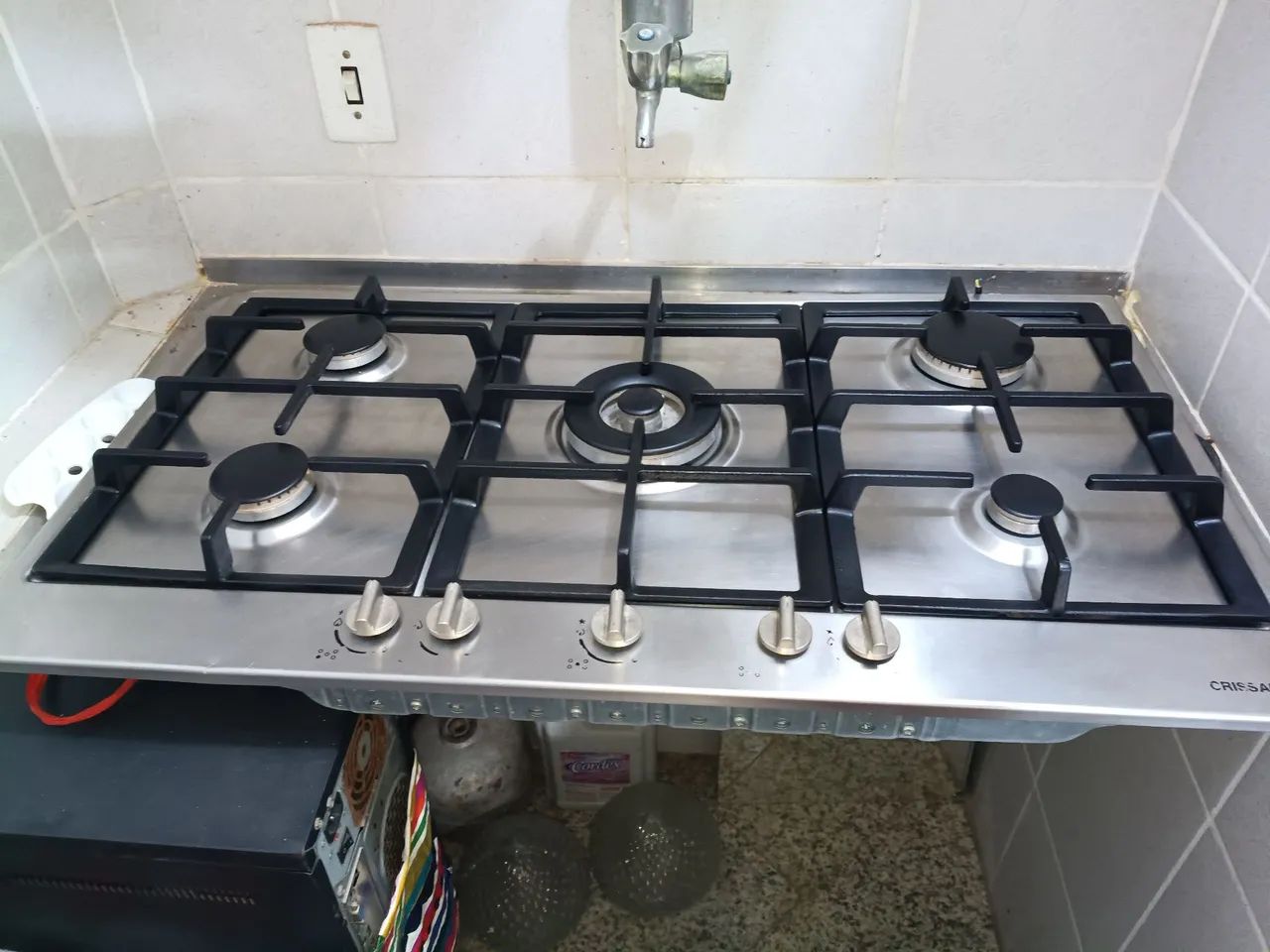 Fogão Cooktop 5 bocas inox  - Foto 4