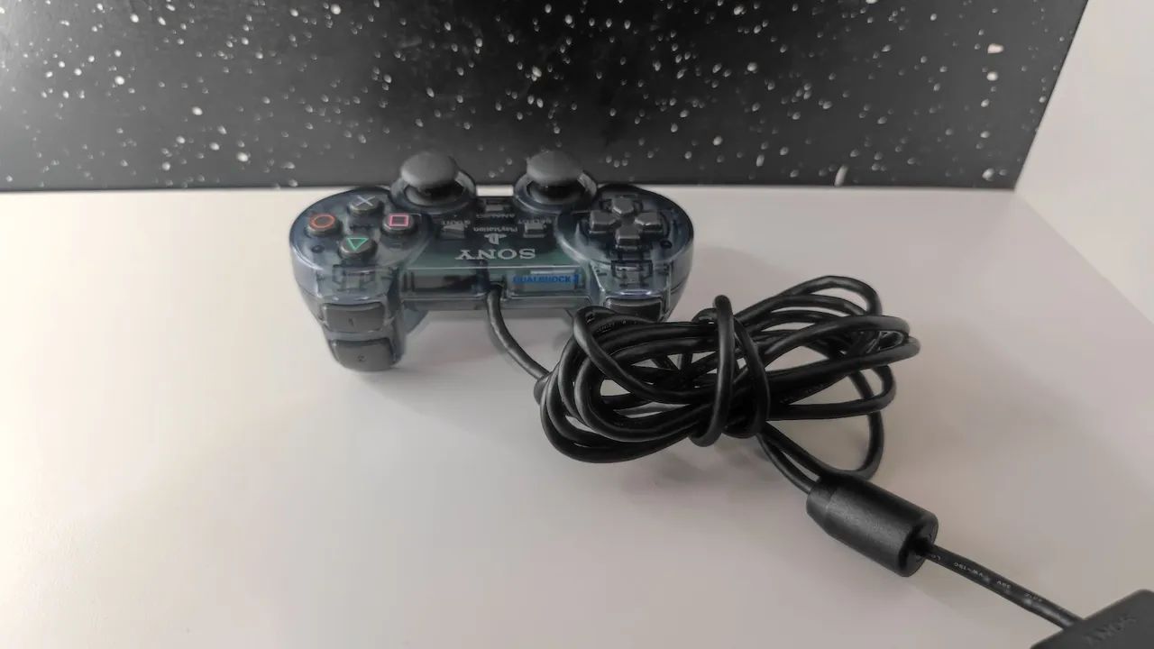 Controle  transparente do PS2 original  - Foto 3