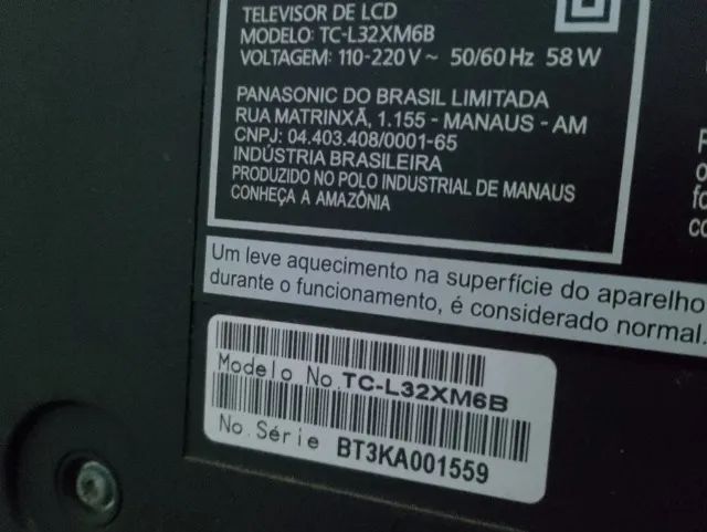 Tv Panasonic 32 polegadas com defeito - Foto 3