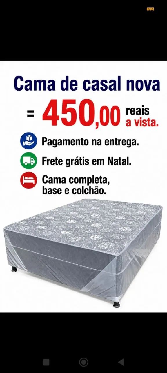 Oportunidade para comprar sua cama nova, temos pronta entrega.
