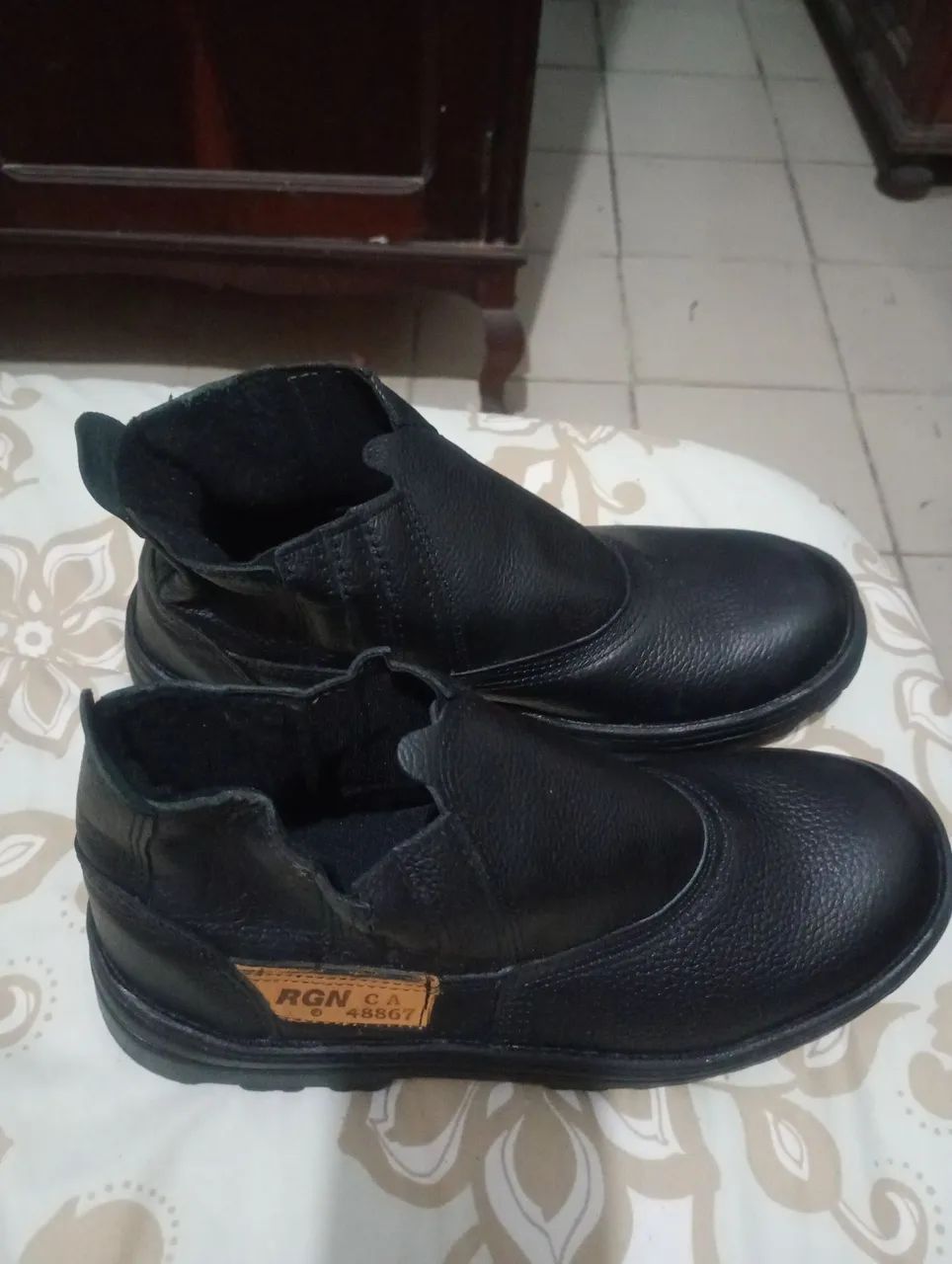 Bota segurança bico de aço  - Foto 4