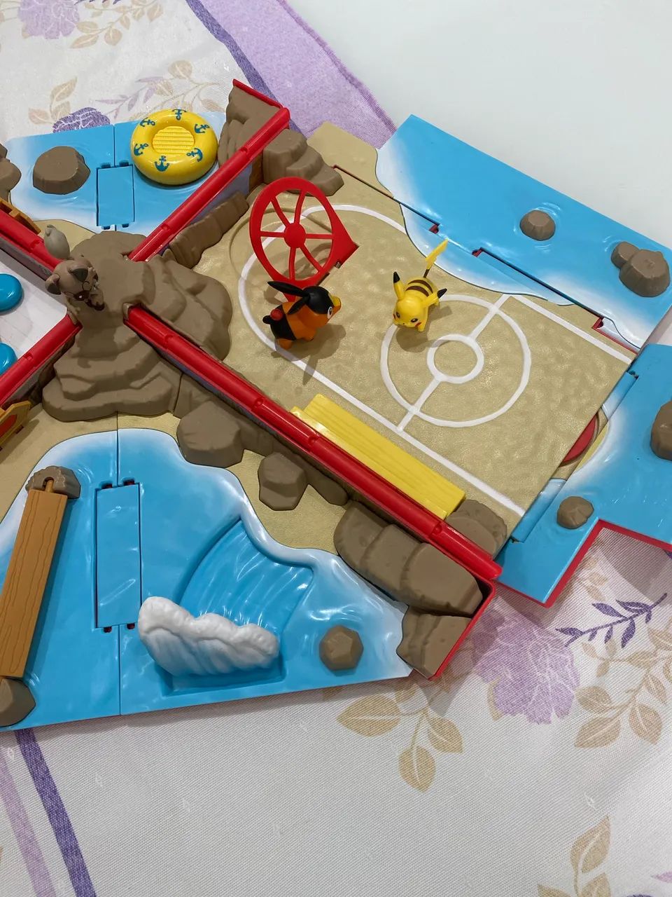  Brinquedo mochila Pokémon novo com 5 bonecos  - Foto 2