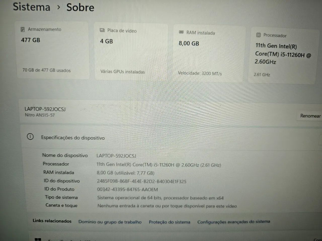 Acer Nitro 5 - Foto 2