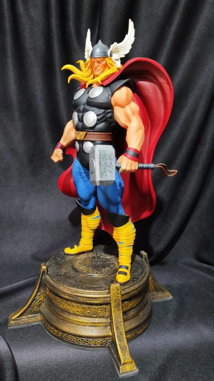 Estatua Thor em resina 3D com 32 cm - Foto 4