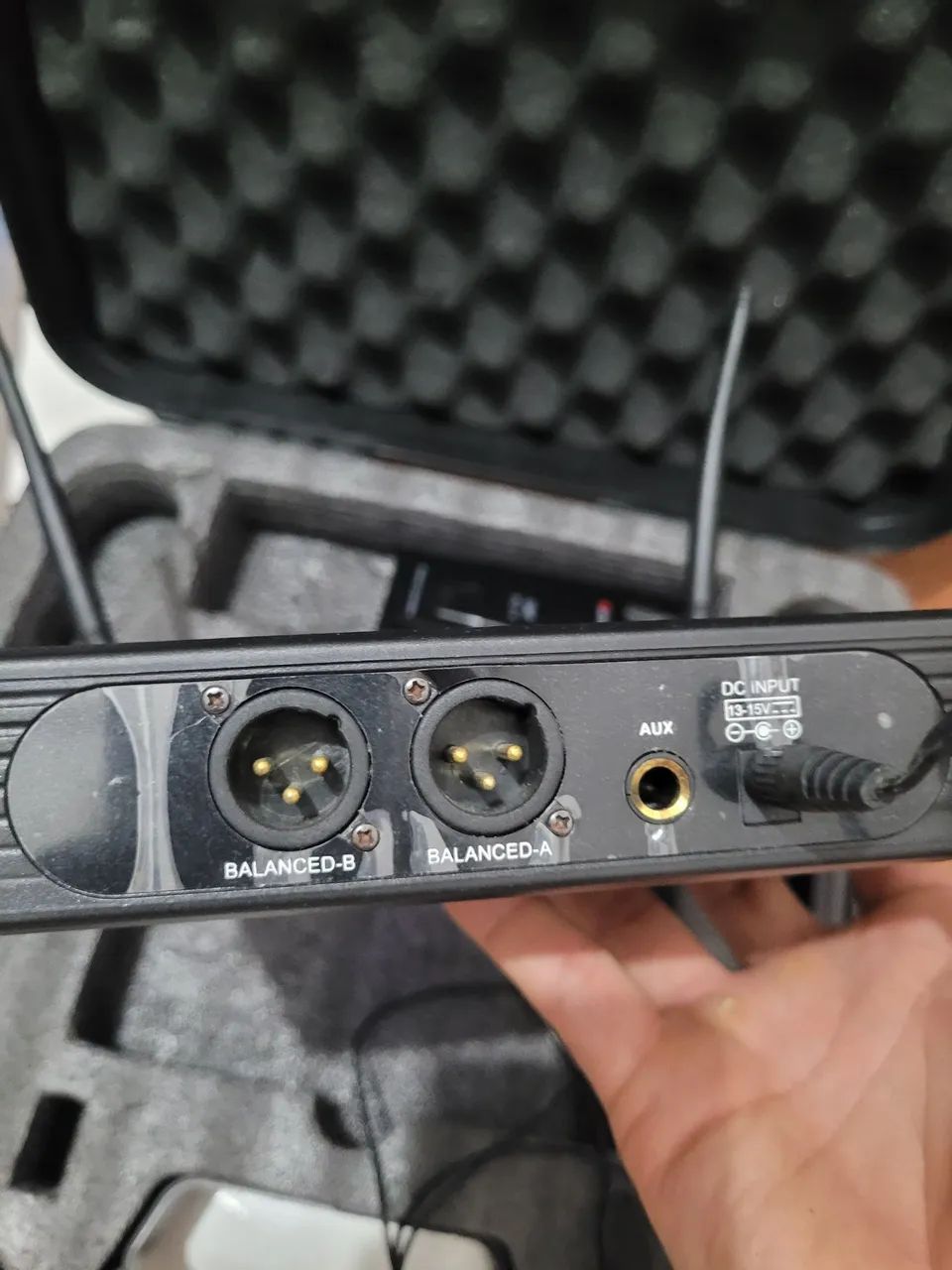 Microfone sem fio duplo lapela karsect  - Foto 4