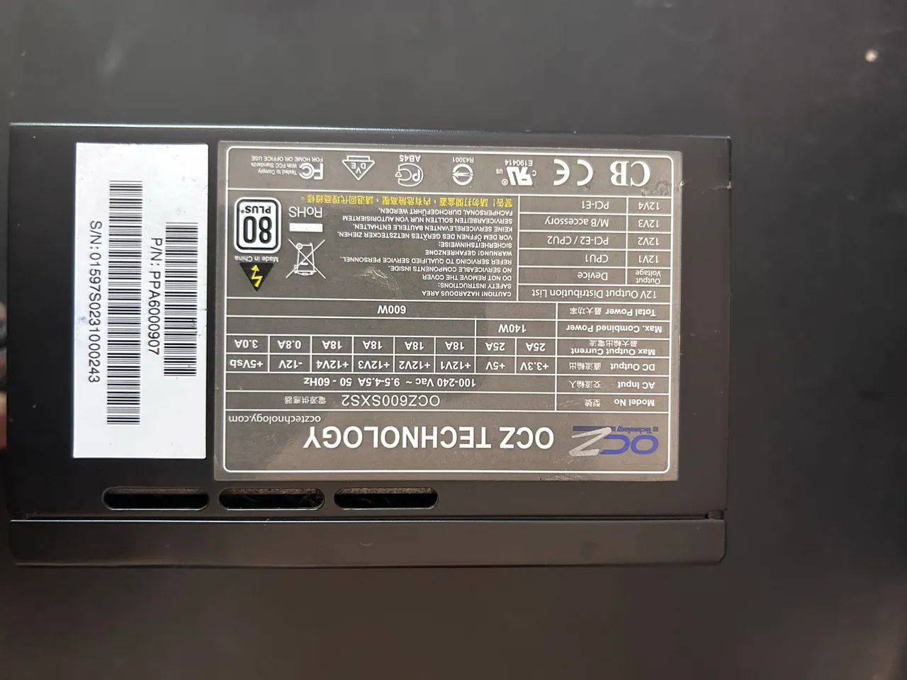 Fonte OCZ Stealth X Stream 2 600W  - Foto 3