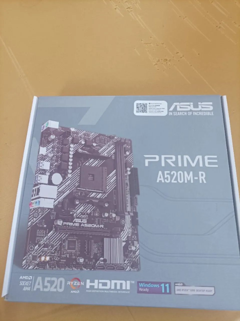Praca mãe ASUS PRIME A520M-R