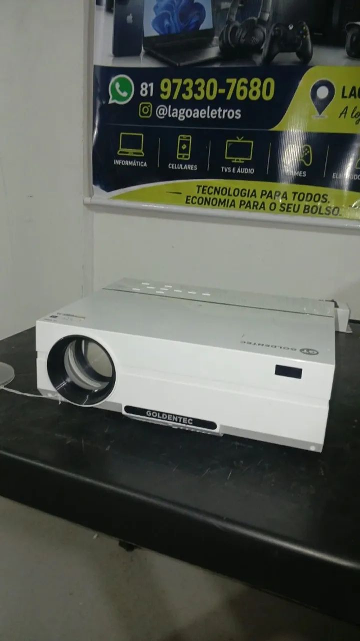 projetor gold Projetor Multimídia Goldentec