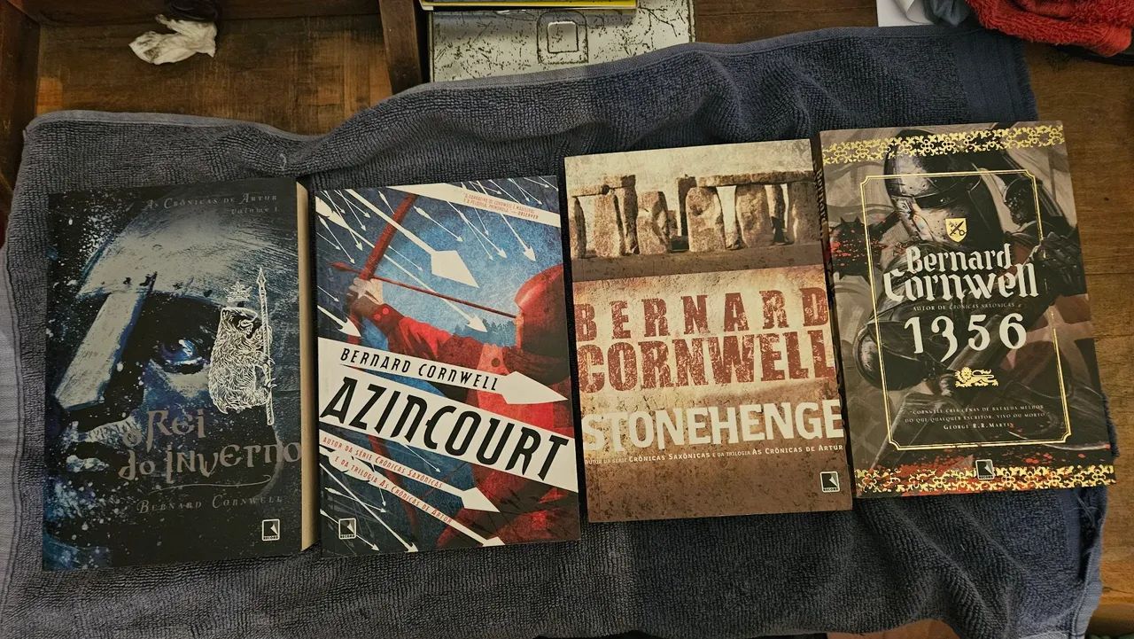 Conjunto 4 livros épicos Bernard Cornwell