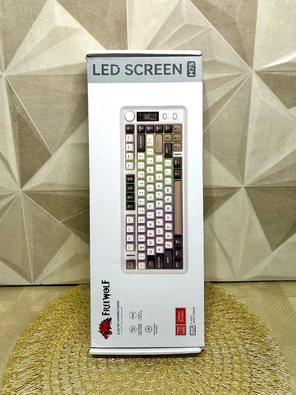 Teclado Membrana Sem Fio Freewolf M75