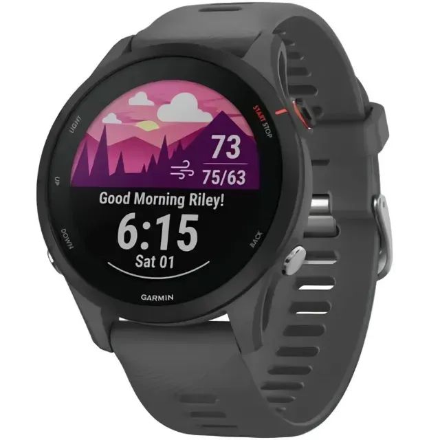 Relogio Garmin Forerunner 255 Grafitte De 46mm
