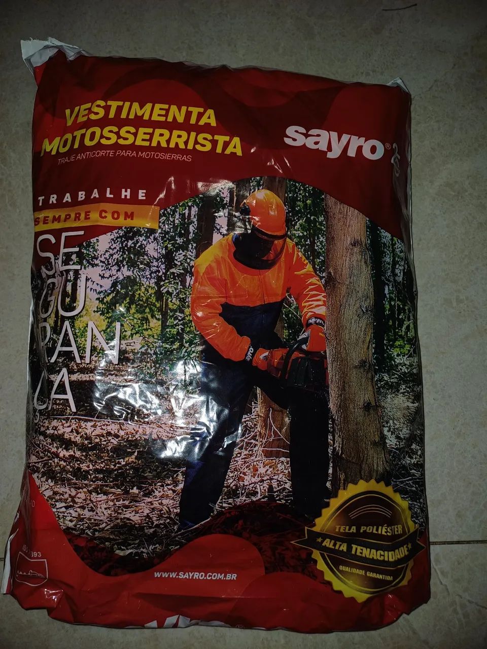 Jaqueta motosserista Sayro