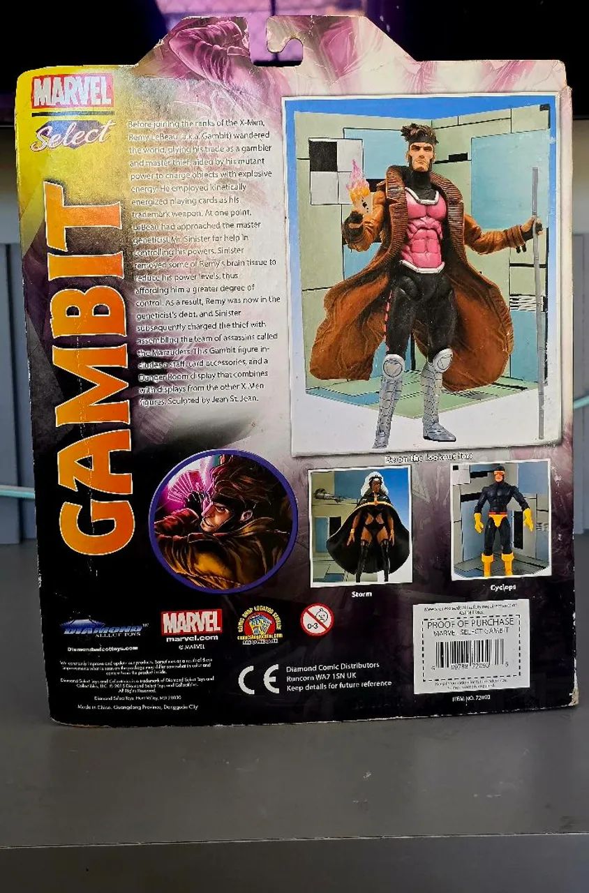 Boneco Articulado Marvel Diamond Select - Gambit - X-Men - Marvel Diamond Select Toys - Foto 2